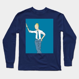 Mr Smith - Blue Long Sleeve T-Shirt